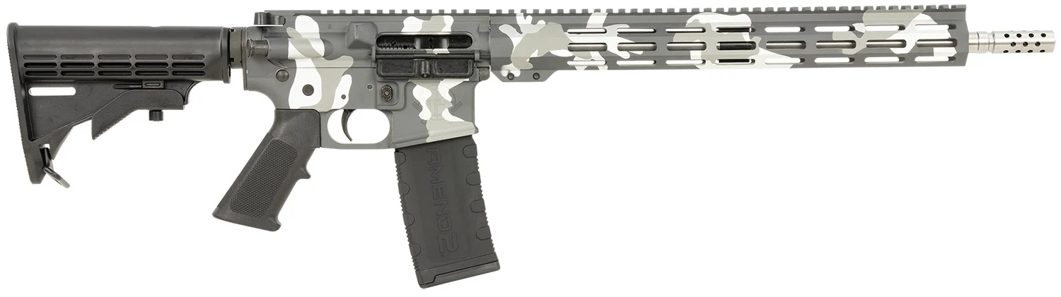 Great Lakes Firearms GL15223SSMU AR-15 Mission 223 Wylde 30+1 16", Urban Camo Rec/15" M-Lok Handguard, Black Carbine Stock & A2 Grip, Muzzle Brake