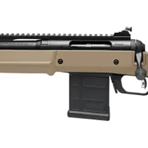 Savage Arms 58202 110 Scout Full Size 450 Bushmaster 5+1 16.50" Matte Black Threaded Barrel, Picatinny Rail Carbon Steel Receiver, Flat Dark Earth Magpul Hunter Synthetic Stock, Left Hand
