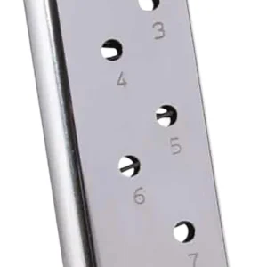 Mec-Gar MGCG4507N Colt Government 7rd 45 ACP, Nickel Stainless Steel