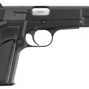 Inglis 12000000 L9A1  Full Size Frame 9mm Luger 15+1 4.70" Hard Chrome Plated Stainless Steel Barrel, Black Cerakote Steel Serrated Slide, Black Cerakote Steel Frame, Black Plastic Grip