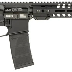 Patriot Ordnance Factory 02045 Minuteman  5.56x45mm NATO 30+1 13.75" Black Steel Threaded Barrel, Black Anodized Aluminum Receiver, 13" Renegade Rail Handguard