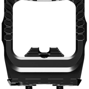 Radian Weapons H0016 Guardian+Six  Black Compatible w/Glock MOS, Trijicon RCR Footprint