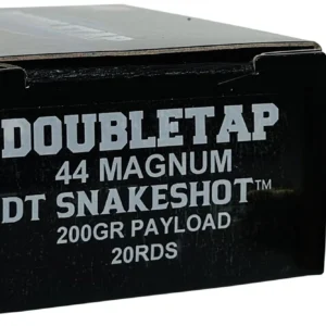 DoubleTap Ammunition 44MSS2 Snake Shot  44RemMag 200gr 20 Per Box/50 Case