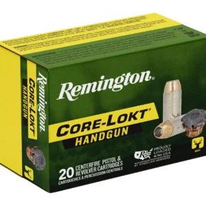 Remington Ammunition R20231 Core-Lokt Handgun 10mmAuto 200gr Jacketed Hollow Point 20 Per Box/10 Case
