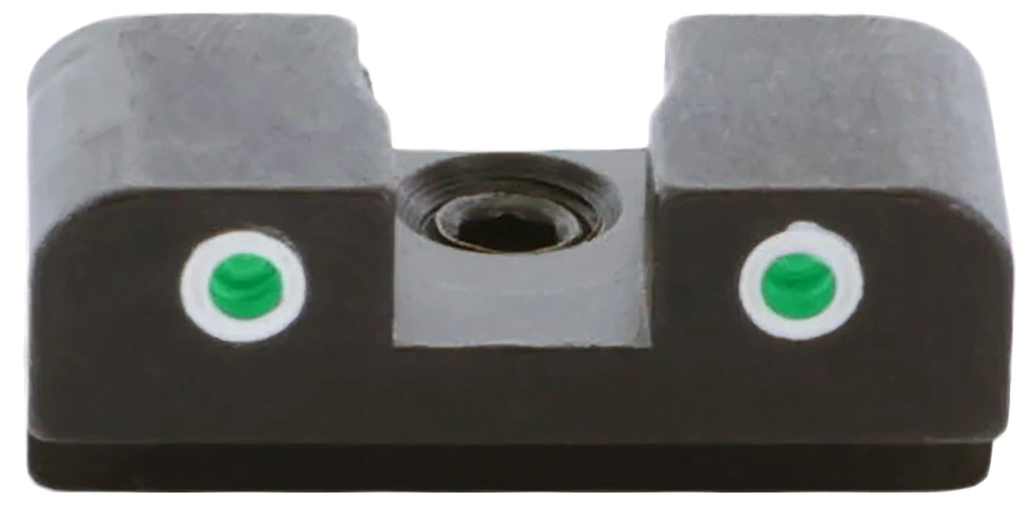 AmeriGlo XD191R Tritium Rear Sight for Springfield XD/Hellcat Green Tritium White Outline Rear