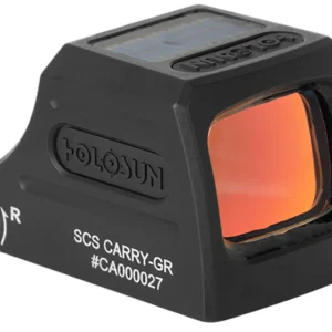 Holosun SCSCARRYGR SCS Carry Black Anodized 1 x 0.58" X 0.77" 2 MOA Green Dot/32 MOA Circle Multi Reticle