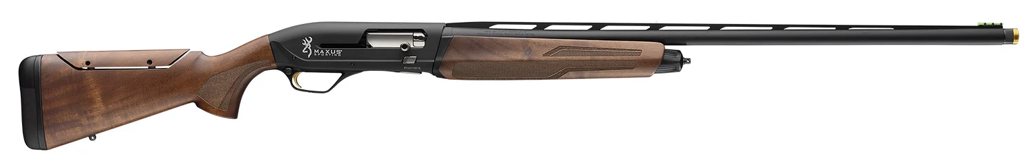 Browning 011782203 Maxus II Sporting Full Size 12 Gauge 3" 4, 2 3/4" Shells 30" Matte Black Vent Rib Barrel, Matte Black Aluminum Receiver, Adjustable Comb Gloss Oil Turkish Walnut Wood Stock