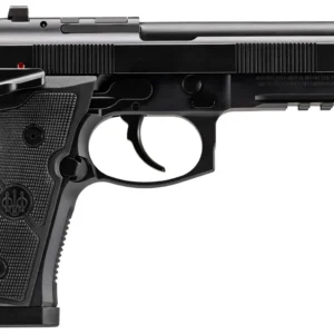 Beretta USA J92XFMSDA20 92GTS  9mm Luger 10+1 4.70" Black Inox Steel Barrel, Black Cerakote Optic Ready/Serrated Steel Slide + Aluminum Frame w/Beavertail & Picatinny Rail, Ambidextrous