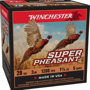 Winchester Ammo X283PH5 Super Pheasant 28Gauge 3" 1 1/8oz 5Shot 25 Per Box/10 Case