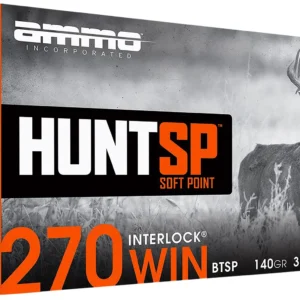 Ammo Inc 270W140SPA20 Hunt  270Win 140gr Soft Point 20 Per Box/10 Case