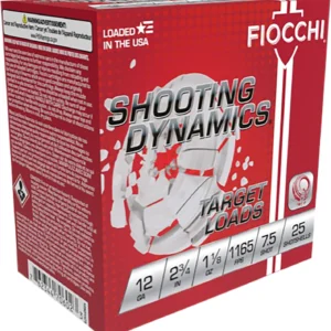 Fiocchi 12SD18L7 Shooting Dynamics Target 12Gauge 2.75" 1 1/8oz 7.5Shot 25 Per Box/10 Case