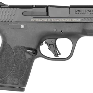 Smith & Wesson 14203 M&P Shield Plus  Micro-Compact Frame 9mm Luger 10+1 3.10" Black Armornite Steel Barrel & Serrated Slide, Black Polymer Frame, Black Polymer Grip, Thumb Safety