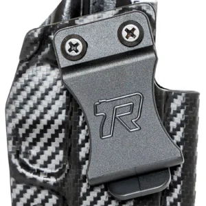 Rounded Gear SWNMPSHIELDCFRHVAR Kydex IWB Black Kydex Fits S&W M&P 9/40 Belt Clip Right Hand