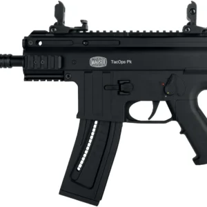 Blue Line Solutions 4150043 TacOps Pk 22 LR 22+1 5" Black Anodized Steel Barrel, Picatinny Rail Receiver, Black Aluminum Frame w/Picatinny Rail