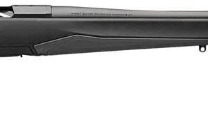 Browning 036003246 X-Bolt 2 Hunter Full Size 300 WSM 3+1 23" Matte Black Threaded Sporter Barrel, Matte Black Drilled & Tapped Steel Receiver, Black Adjustable Vari-Tech w/Grip Module Synthetic Stock