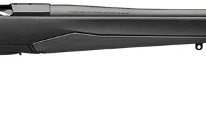 Browning 036031211 X-Bolt 2 Micro Full Size 243 Win 4+1 20" Matte Blued Threaded Sporter Barrel, Matte Blued Drilled & Tapped Steel Receiver, Adjustable Vari-Tech Black Synthetic Stock