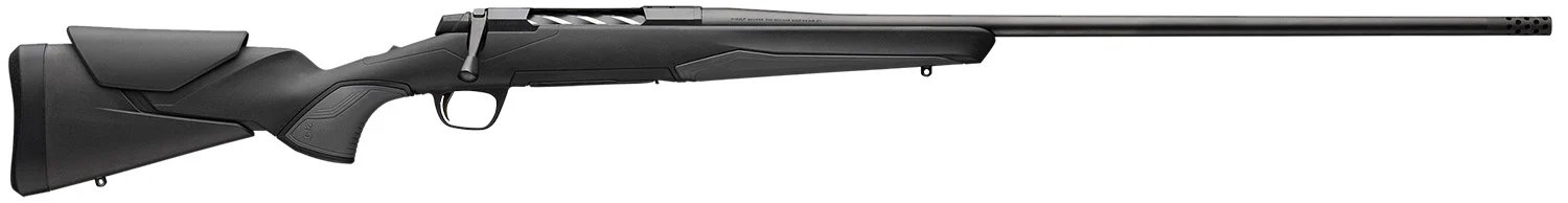 Browning 036031299 X-Bolt 2 Micro Full Size 6.8 Western 3+1 22" Matte Blued threaded Sporter Barrel, Matte Blued Drilled & Tapped Steel Receiver, Adjustable Vari-Tech Black Synthetic Stock