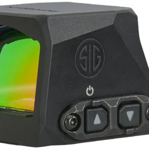 Sig Sauer Electro-Optics SORX1400 Romeo-X Enclosed Black 1 x 24 mm 2 MOA Red Dot/32 MOA Circle Multi Reticle