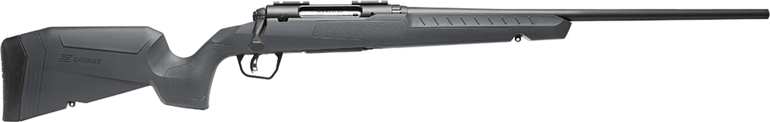 Savage Arms 32125 Axis 2 Compact 350 Legend 4+1 20" Matte Black Heavy Sporter Barrel, Matte Black Drilled & Tapped Carbon Steel Receiver, Fixed Matte Gray Synthetic Stock, Right Hand