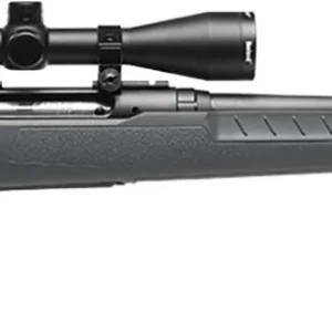 Savage Arms 32172 Axis 2 XP Combo Full Size 22-250 Rem 4+1 22" Black Sporter Barrel, Black Carbon Steel Receiver Drilled & Tapped, Gray Fixed Synthetic Stock, Weaver 3-9x40mm Scope, Right Hand