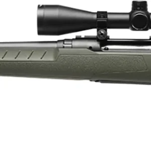 Savage Arms 32186 Axis 2 XP Combo Full Size 7mm-08 Rem 4+1 22" Black Sporter Barrel, Black Carbon Steel Receiver Drilled & Tapped, OD Green Fixed Synthetic Stock, Weaver 3-9x40mm Scope, Left Hand