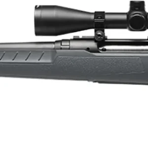 Savage Arms 32205 Axis 2 XP Combo Full Size 22-250 Rem 4+1 22" Black Sporter Barrel, Black Carbon Steel Receiver Drilled & Tapped, Gray Fixed Synthetic Stock, Weaver 3-9x40mm Scope, Left Hand