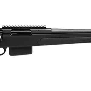 Stevens 18993 334 Bolt Action 270 Win 3+1 20" Black Carbon Steel Receiver Integrated Recoil Lug Ergonomic/Recoil Pad  Synthetic Stock Picatinny Rail Right Hand