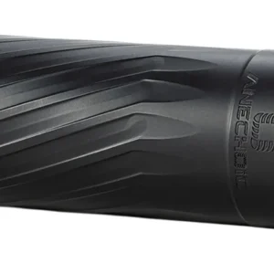 Anechoic X35B Anechox 35  35Cal/338Lapua/338/35Magnums Black Stainless Steel/Titanium 1 3/8"x24 w/ 1/2"x28 DTA
