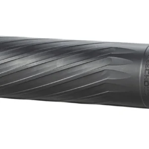 Anechoic X35LB Anechox 35L  35Cal/338Lapua/338/35Magnums Black Stainless Steel/Titanium 1 3/8"x24 w/ 1/2"x28 DTA