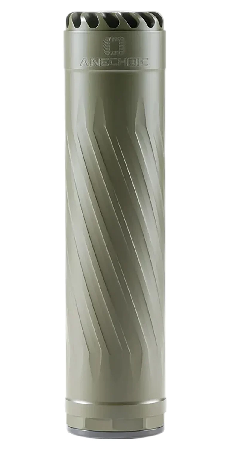 Anechoic X35OD Anechox 35 35Cal/338Lapua Olive Drab Stainless Steel/Titanium 1 3/8"x24 w/ 1/2"x28 DTA