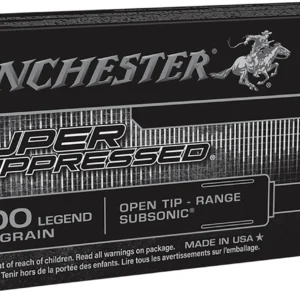 Winchester Ammo SUP400 Super Suppressed  400Legend 300gr Open Tip 20 Per Box/10 Case