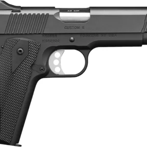 Kimber Mfg.,inc 3200001CA Custom II (CA) 45 ACP 7+1 5" Matte Black Front Serrations Steel Slide Black Synthetic Double Diamond Grip
