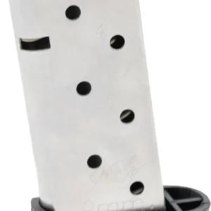 Kimber Mfg, Inc 1200848A Micro 9  8rd Extended 9mm Luger Silver Stainless Steel