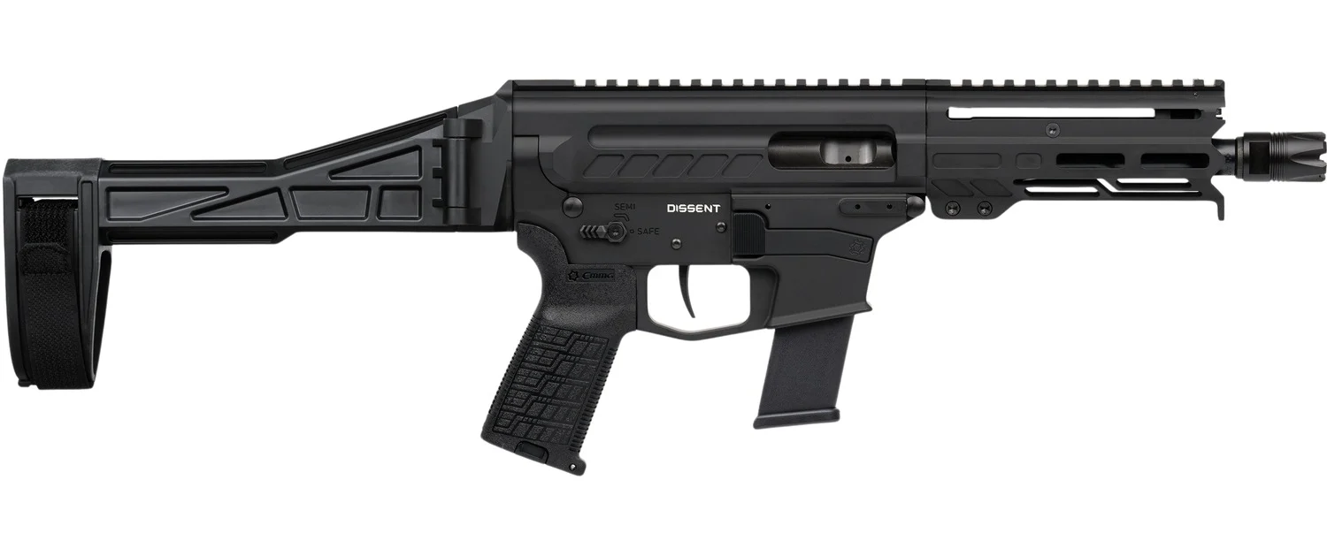 CMMG 45A250F-AB Dissent MKG 45 ACP 13rd 6.50" 5.5"Proprietary Handguard 7075-T6 Aluminum CMMG Zeroed Grip