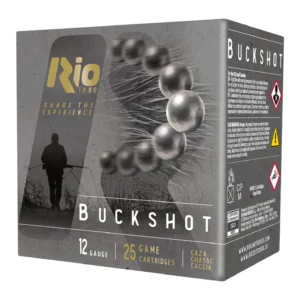Rio Ammunition RB122725 Royal Buck  12Gauge 2.75" 4Buck Shot 25 Per Box/10 Case