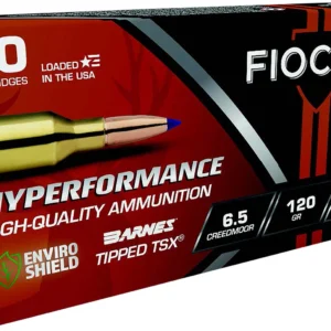 Fiocchi 65CMTTSX Hyperformance 6.5Creedmoor 120gr Barnes Tipped TSX 20 Per Box/10 Case
