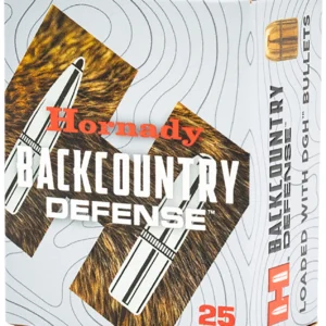 Hornady 90608 Back Country  357Mag 165gr 25 Per Box/10 Case