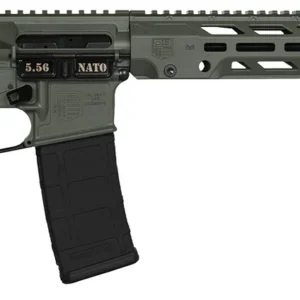 Diamondback DB1784K791 DB15 Obsidian 5.56 NATO 30+1 16" Black Nitride Threaded Barrel, Jungle Green Cerakote Picatinny Rail Aluminum Receiver, Magpul CTR Black Synthetic Stock & Magpul MOE K2 Grip