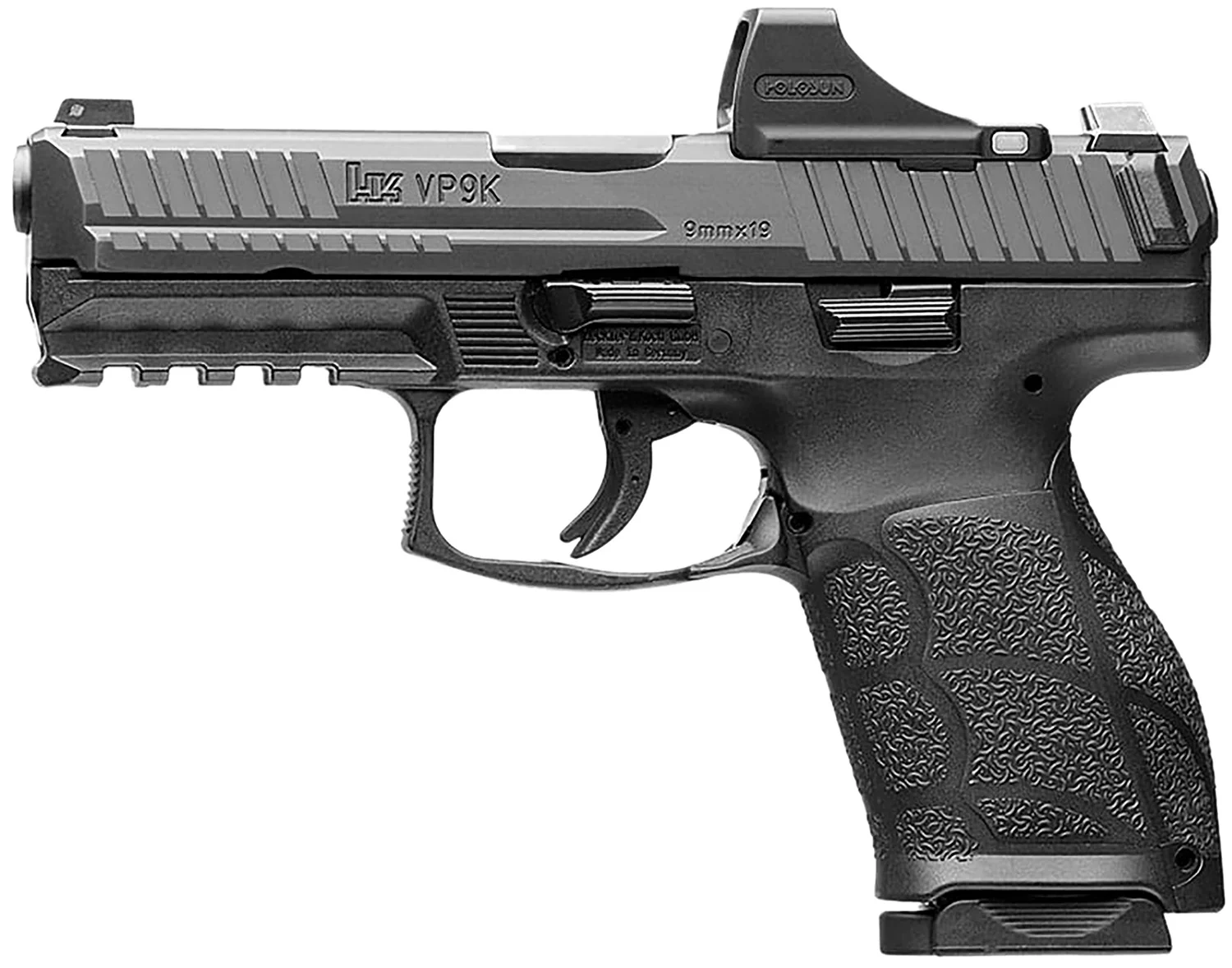HK 81001120 VP9A1 K OR SCS 9MM 2-15R