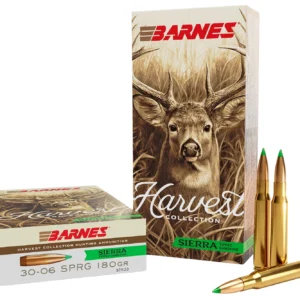 Barnes Bullets 32403  Harvest 30-06Springfield 180gr Sierra Tipped GameKing 20 Per Box/10 Case