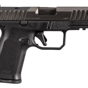 Rost Martin RM1CBLKOSP10CA RM1C *CA Compliant 9mm Luger 10+1 4" Black Compensated Match Grade Barrel, Black Tenifer Optic Ready/Serrated Steel Slide, Black Textured Grip