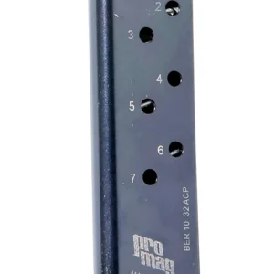 ProMag BER10   7rd 32 ACP Fits Beretta 3032 Tomcat Blued Steel