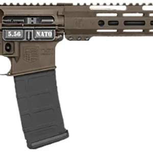 Diamondback DB1718K071 DB15 Carbon Series 5.56 NATO 30+1 16" Black Nitride Threaded Barrel, Midnight Bronze Cerakote Picatinny Rail Aluminum Receiver, Adjustable Black Synthetic Stock, Magpul MOE Grip