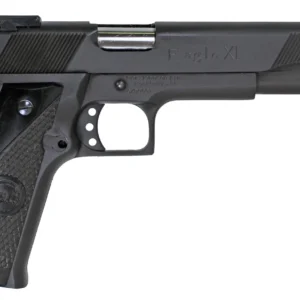 Iver Johnson Arms EAGLEXL10DS Eagle XL Full Size Frame 10mm Auto 15+1 6" Stainless Steel Barrel, Matte Black Steel Long/Serrated Slide, Black Steel Frame w/Beavertail, G10 Grip