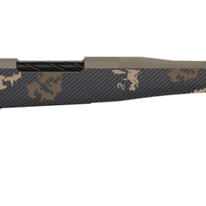 Fierce Firearms TWROG300PRC22BRS Twisted Rogue Mini 300 PRC Smoked Bronze Cerakote Steel Threaded Barrel, Drilled & Tapped Steel Receiver, LR Negative Comb Sonora Ambush Camo Carbon Fiber Stock