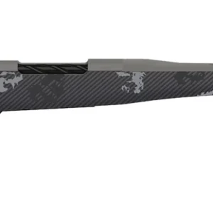 Fierce Firearms TWROG7PRC20GP Twisted Rogue 7mm PRC 20" Tungsten Cerakote Steel Threaded Barrel, Drilled & Tapped Steel Receiver, LR Negative Comb Phantom Camo Carbon Fiber Stock