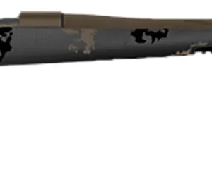 Fierce Firearms TWTROG300WIN22BT Twisted TI Rogue 300 Win 22" Black Cerakote Steel Threaded Barrel, Black Cerakote Drilled & Tapped Titanium Receiver, LR Negative Comb Trophy Camo Carbon Fiber Stock