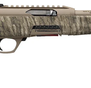 Winchester Repeating Arms 521163102 Wildcat  22 LR 10+1 18" Flat Dark Earth Perma-Cote Button-Rifled Barrel, Flat Dark Earth Picatinny Rail Polymer Receiver, Picatinny Rail Forend, Mossy Oak Bottomlan