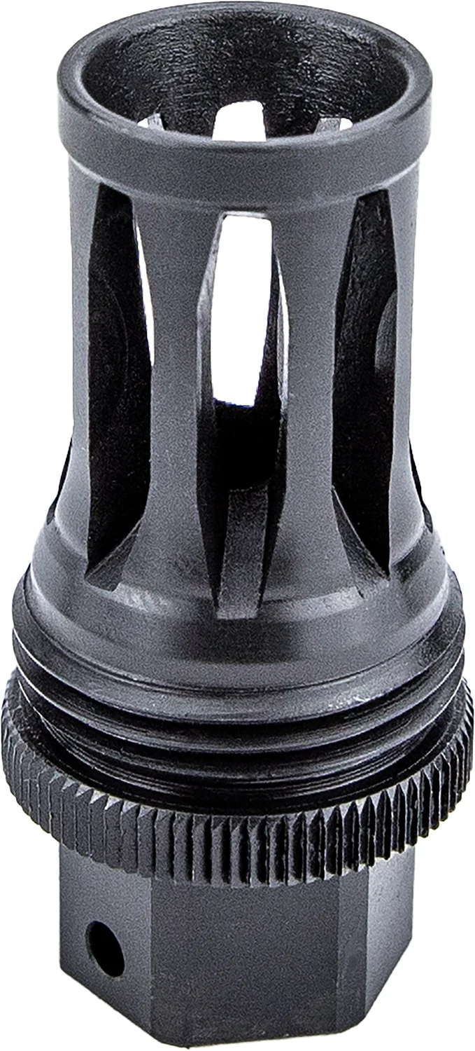 Kgm Suppressors A-QD-FH-S-3M Quick Detach Flash Hider Black Nitride Steel 3/4"x24 Threads