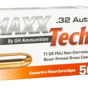 Tulammo PTGB32B   32ACP 71gr Full Metal Jacket 50 Per Box/12 Case